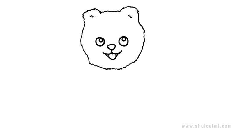 博美简笔画怎么画 博美简笔画图片