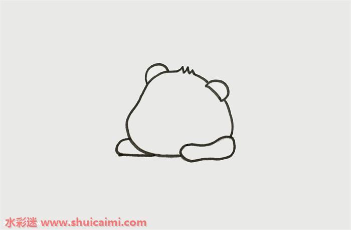 熊猫可爱怎么画 熊猫可爱简笔画画法