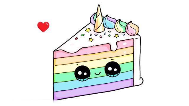 蛋糕简笔画 蛋糕简笔画儿童画