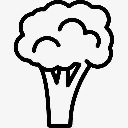 西兰花简笔画 西兰花简笔画儿童