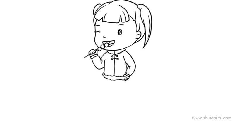 新春儿童画怎么画 新春简笔画顺序
