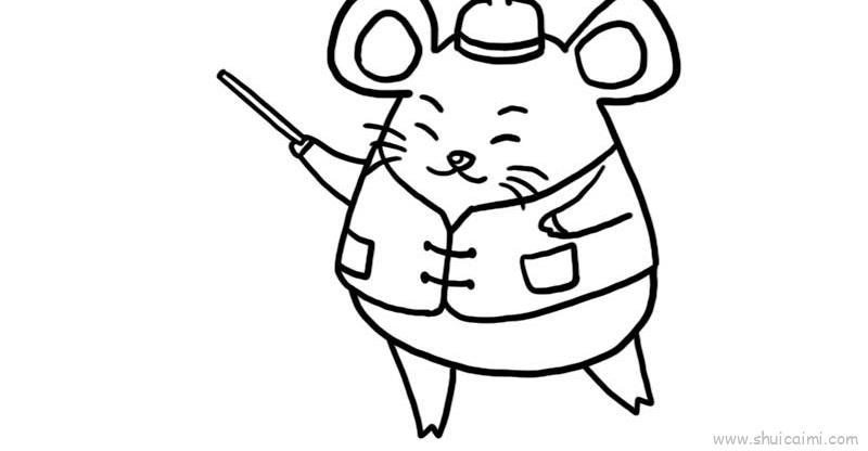 生肖鼠儿童画怎么画 生肖鼠简笔画简单又好看