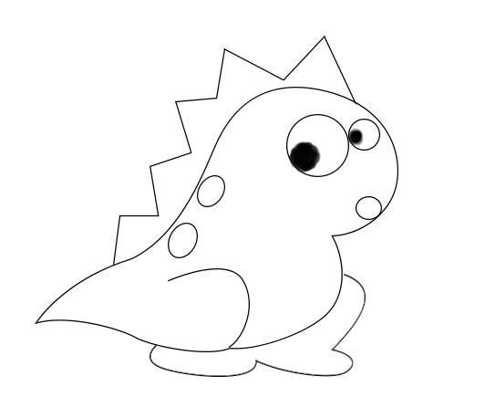 画恐龙简笔画 画恐龙简笔画图片大全