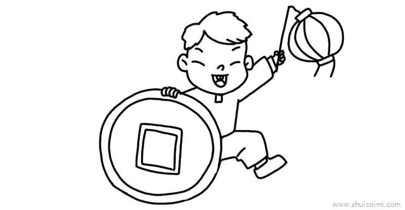 新年儿童画怎么画 新年简笔画步骤