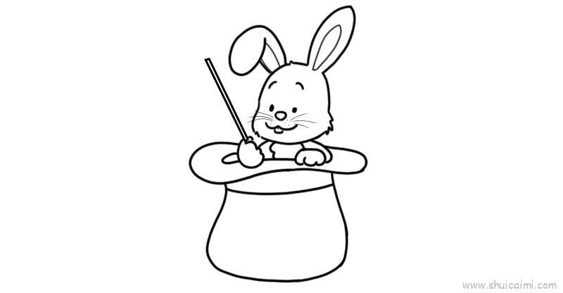 小白兔儿童画怎么画 小白兔简笔画图片大全