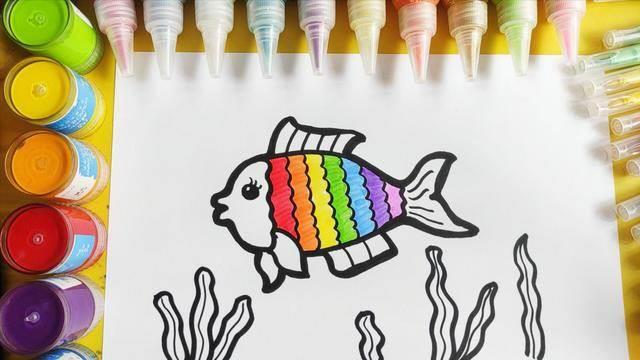 小鱼简笔画图片大全可爱 小鱼简笔画图片大全彩色