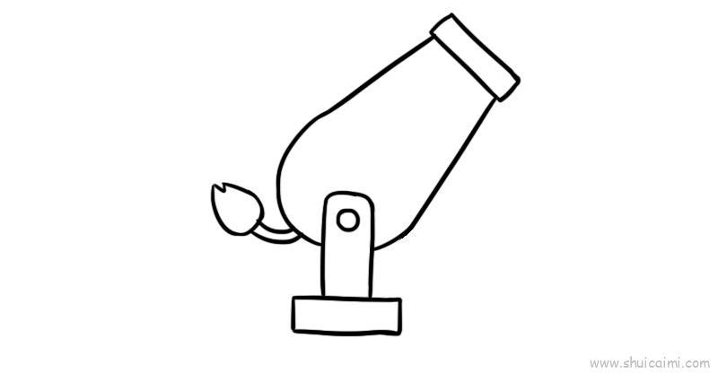 大炮儿童画怎么画 大炮简笔画简单又好看