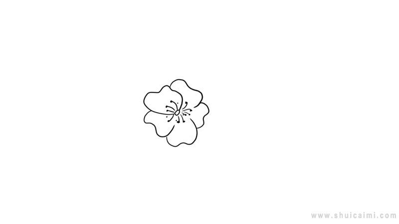 梨花简笔画怎么画 梨花简笔画图片大全