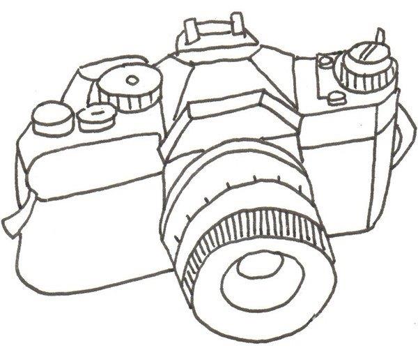 相机的简笔画怎么画  相机的简笔画步骤