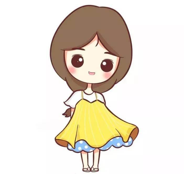 女孩简笔画漂亮可爱 劳动女孩简笔画漂亮可爱