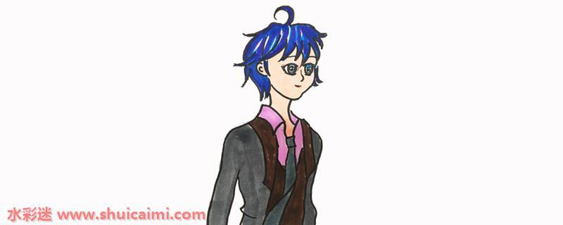 最新动漫画霍雨浩简笔画图片教程