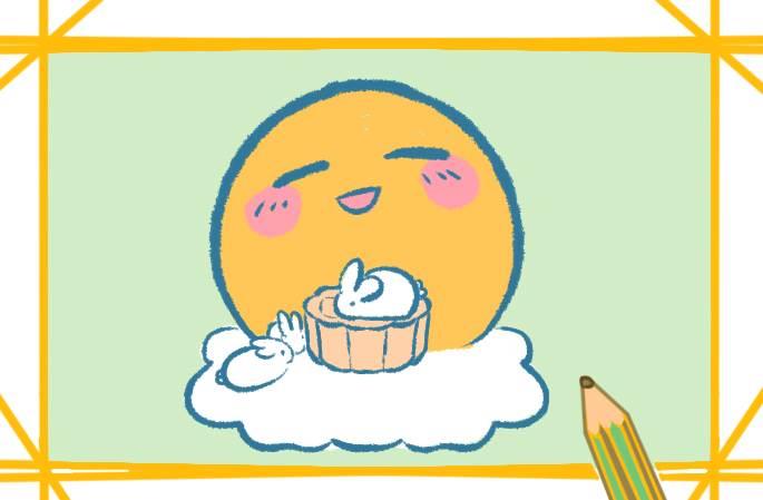 月球简笔画 月球简笔画怎么画