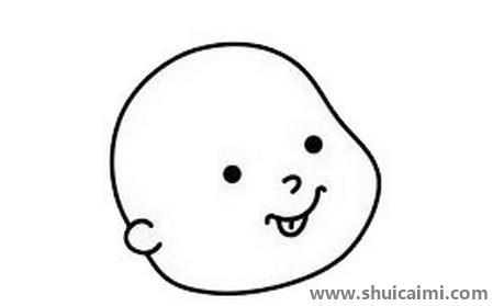 可爱的小婴儿简笔画教程