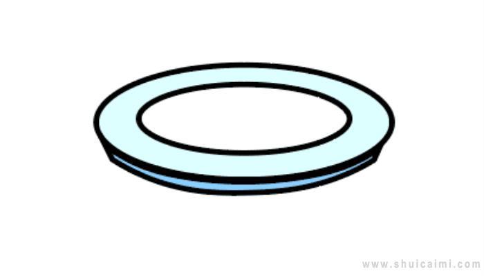盘子简笔画怎么画 盘子简笔画顺序