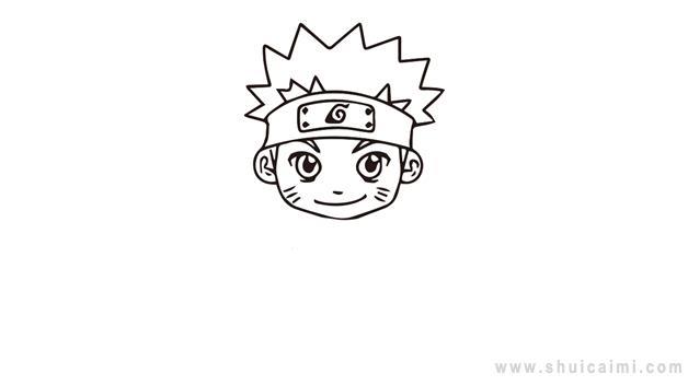 火影忍者简笔画怎么画 火影忍者简笔画步骤
