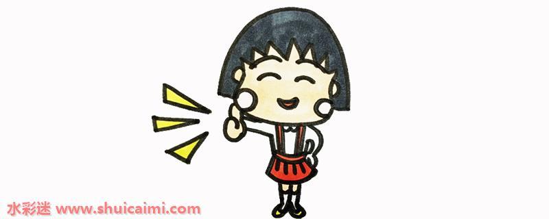 简单又漂亮的动漫女孩简笔画教程