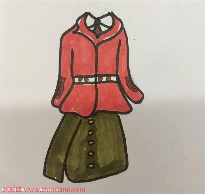 第五人格比赛服怎么画 第五人格比赛服简笔画漂亮卡通