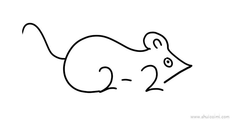老鼠数字儿童画怎么画 老鼠数字简笔画好看