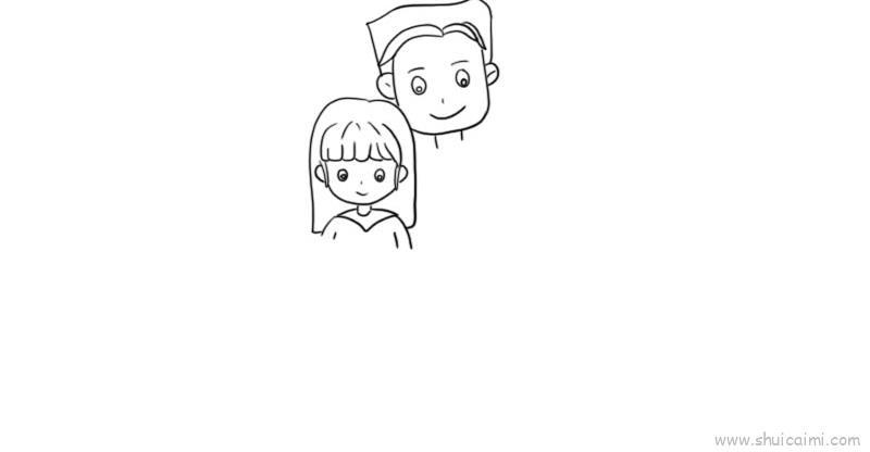 感恩父爱儿童画怎么画 感恩父爱简笔画顺序