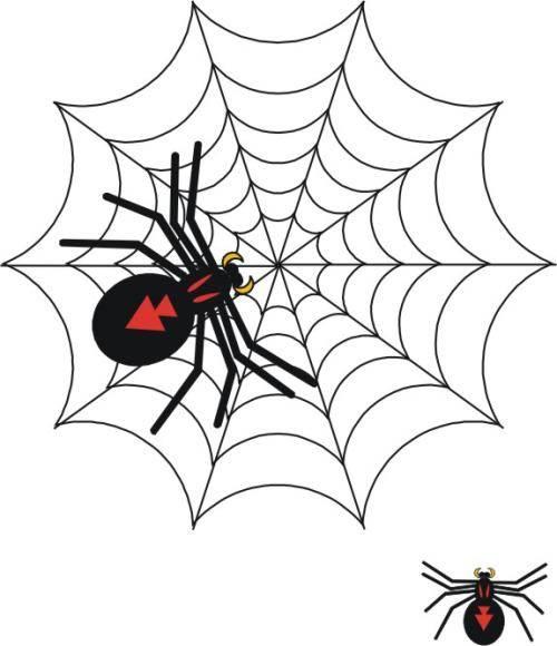 蜘蛛简笔画 蜘蛛简笔画儿童简笔画
