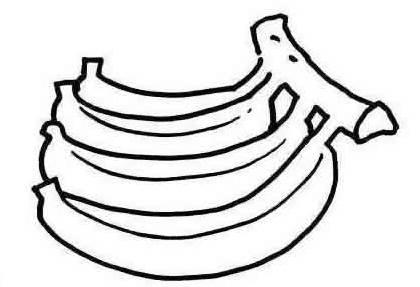 香蕉简笔画图片大全 香蕉简笔画图片大全彩色