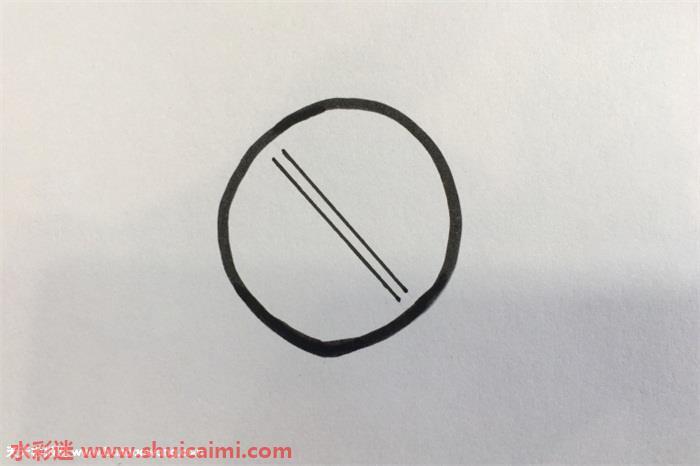 禁止游泳标志怎么画 禁止游泳标志简笔画简单彩色