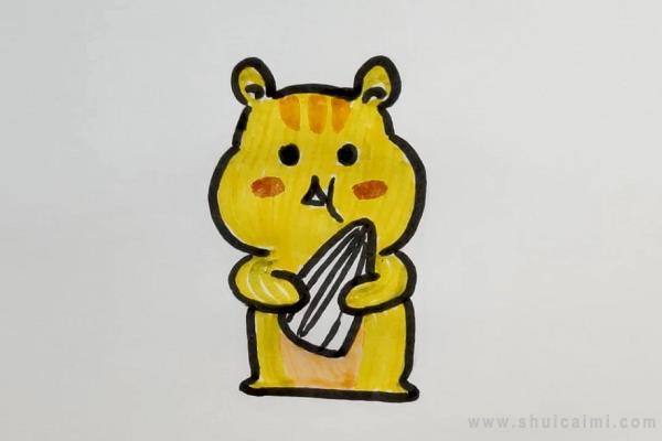 仓鼠简笔画怎么画 仓鼠简笔画顺序