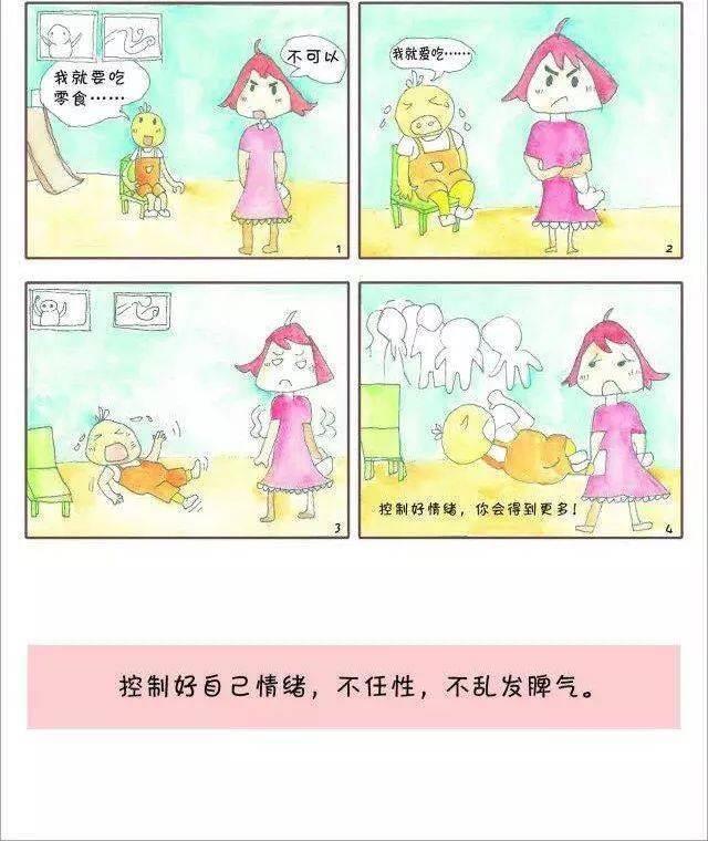 讲卫生四宫格简笔画 讲卫生的画怎么画
