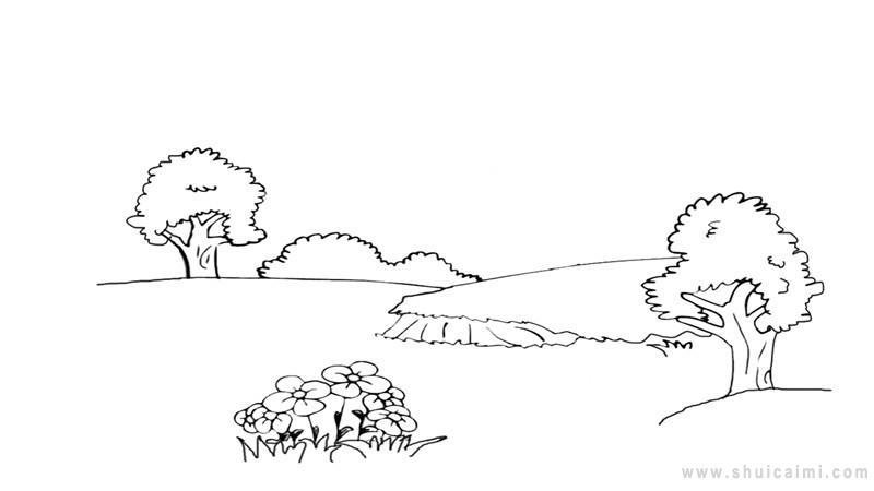 美丽秋天简笔画怎么画 美丽秋天简笔画画法