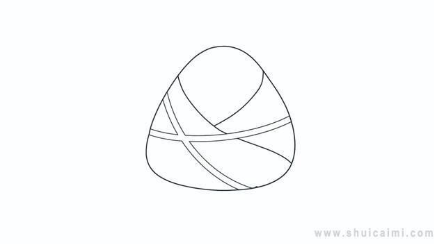 端午节粽子简笔画怎么画 端午节粽子简笔画画法