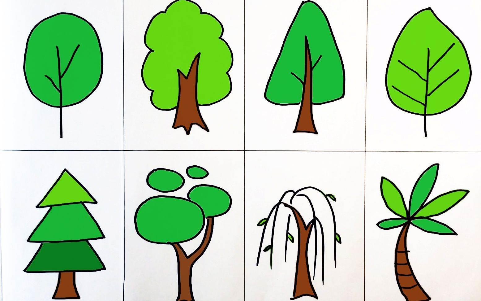 植树节简笔画图片大全 植树节简笔画图片大全大图