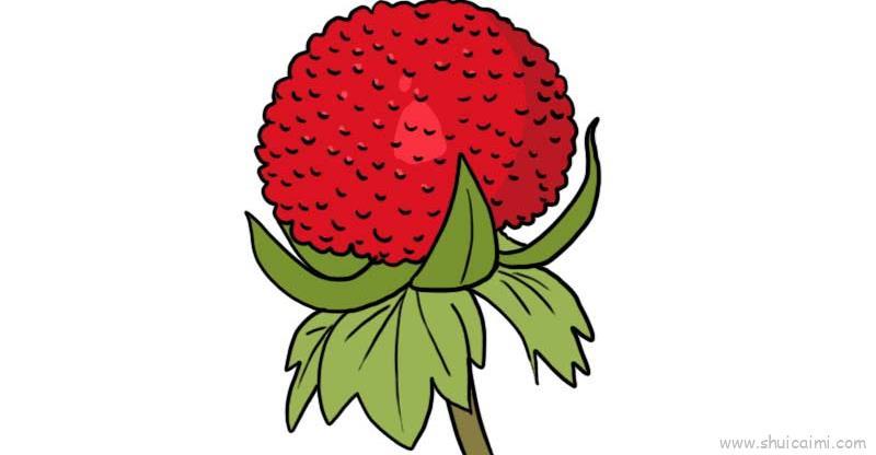 红色儿童画怎么画 红色简笔画步骤