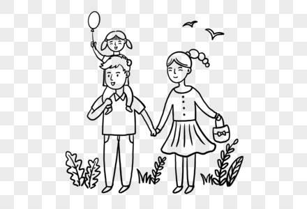家人简笔画 家人简笔画简单又可爱