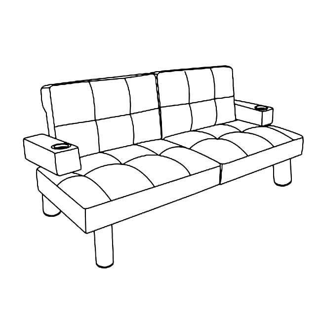 沙发简笔画 沙发简笔画立体