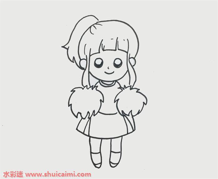 动漫少女怎么画 动漫少女简笔画简单又漂亮