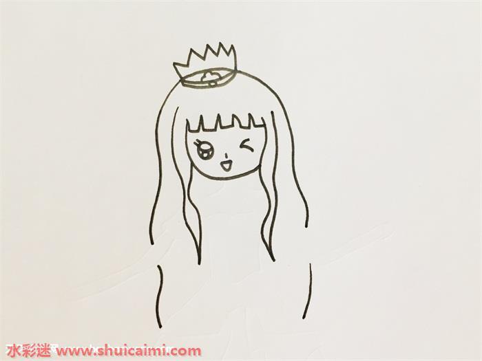 白光莹怎么画 白光莹简笔画步骤