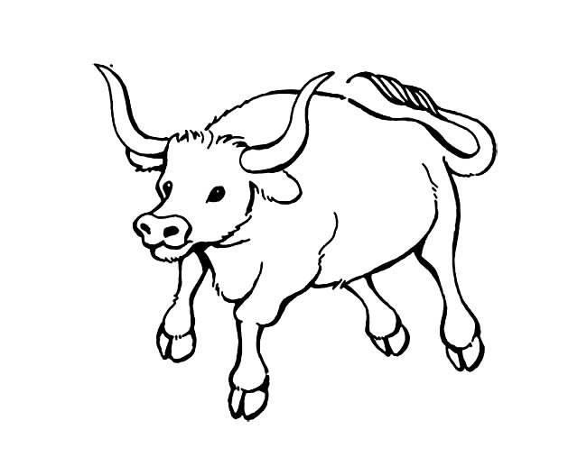 牛的简笔画图片大全 牛的简笔画图片大全可爱简单