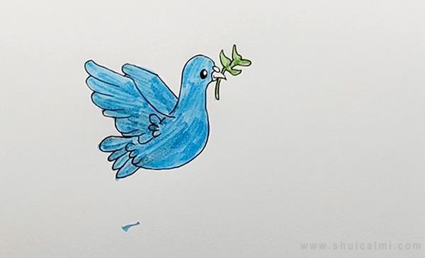 和平鸽简笔画怎么画 和平鸽简笔画简单