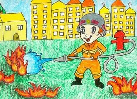 消防简笔画 消防简笔画儿童画