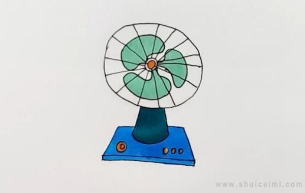 电风扇简笔画怎么画 电风扇简笔画简单
