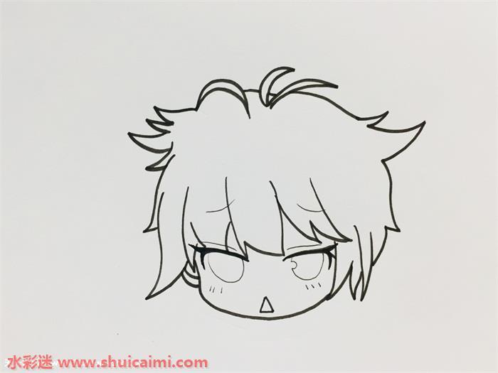 霍雨浩彩色简笔画详细教程