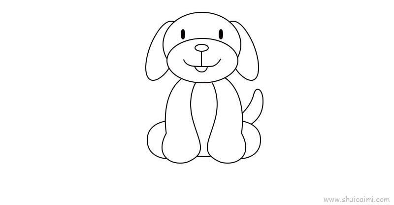 狗儿童画怎么画 狗简笔画好看