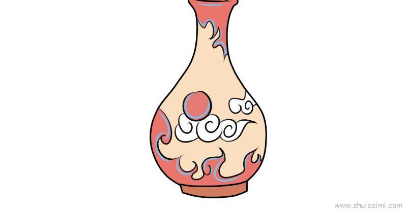 花瓶儿童画怎么画 花瓶简笔画好看