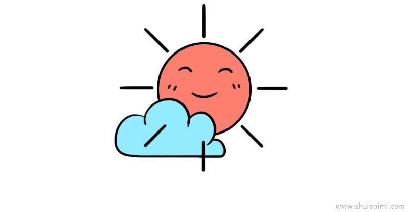 太阳儿童画怎么画 太阳简笔画步骤