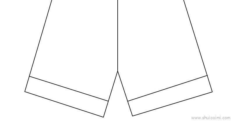 短裤儿童画怎么画 短裤简笔画图片