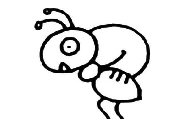 蚂蚁的简笔画 蚂蚁的简笔画图片
