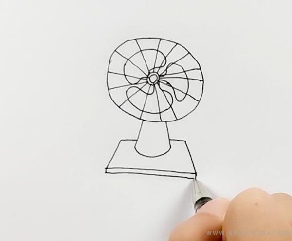电风扇简笔画怎么画 电风扇简笔画简单