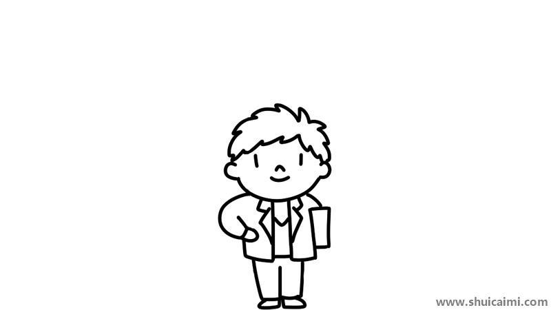 教师节简笔画怎么画 教师节简笔画顺序