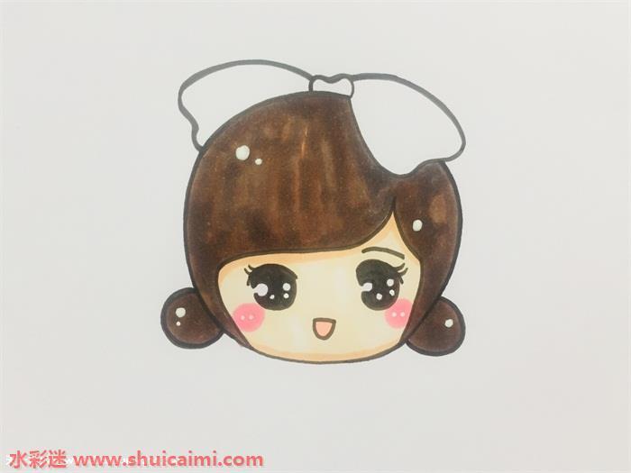漫画脸怎么画 漫画脸简笔画简单好看带颜色