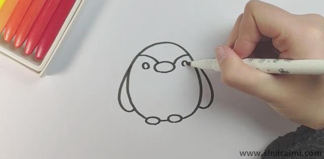 企鹅教程儿童简笔画绘画详细教程